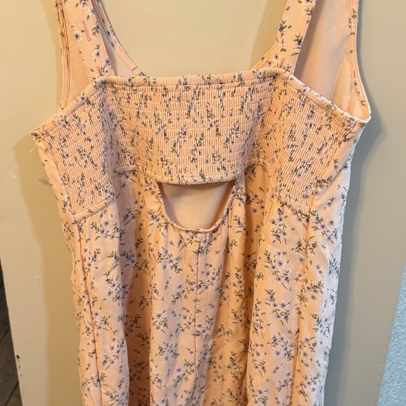 American Eagle Outfitters Floral Tank Top - Light Pink and Purple - Picture 3 of 4